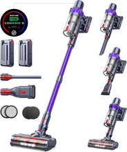 Load image into Gallery viewer, Effortless Cleaning: Cordless Vacuum with Dual Batteries &amp; Touch Screen Control