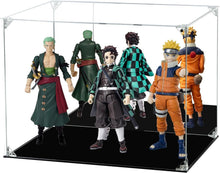 Load image into Gallery viewer, Elegant Dustproof Acrylic Action Figure Display Box – 40x30x30cm Collection Case