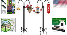 Load image into Gallery viewer, Adjustable Double Arm Garden Hooks - Versatile Support for Flower Baskets &amp; More