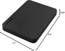 Load image into Gallery viewer, Compact 2TB USB 3.0 External HDD - Ideal for Gaming, Business &amp; Personal Use