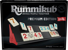 Load image into Gallery viewer, Elegant Rummikub Premium Edition: Complete Set with Engraved Tiles &amp; Racks