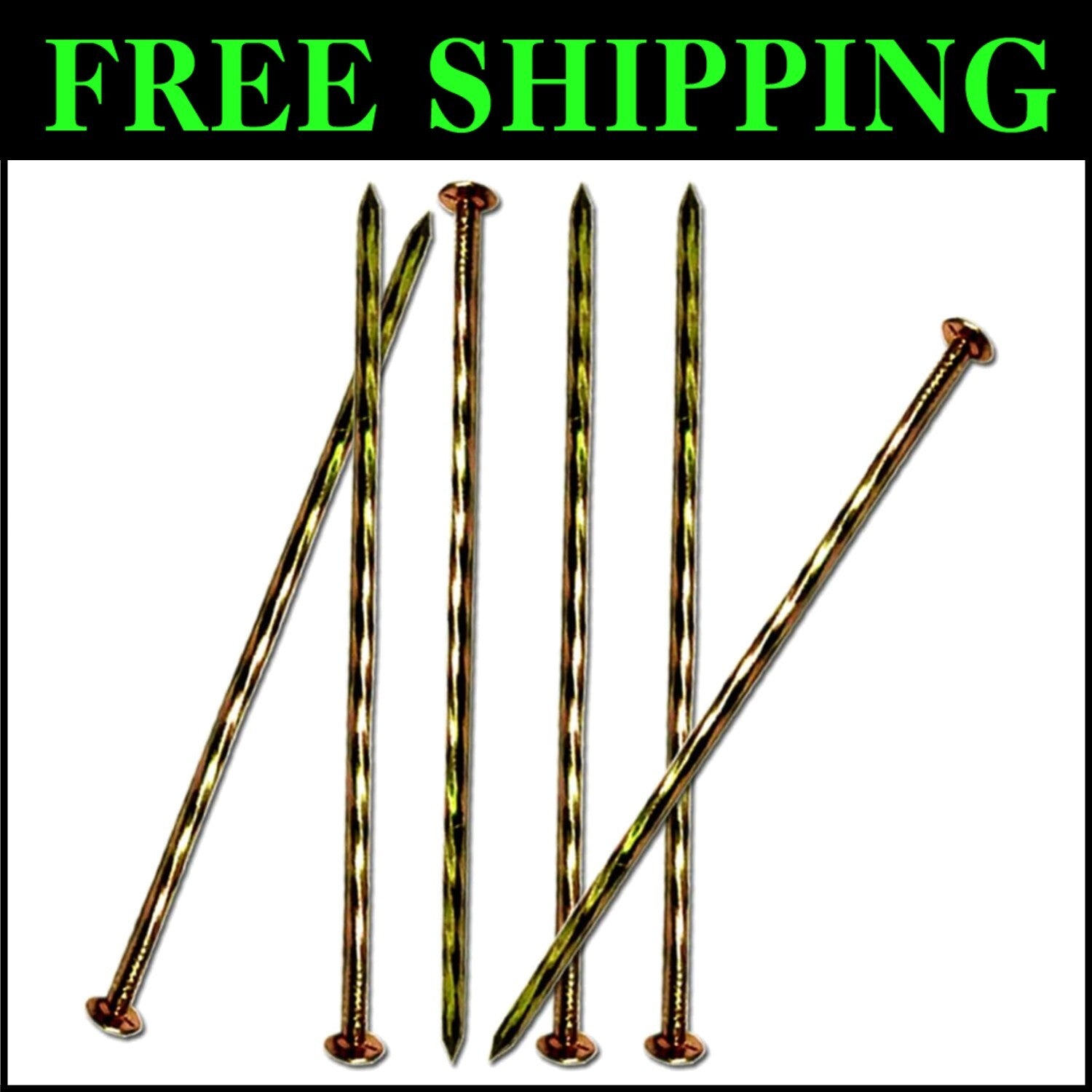 140 Pcs 6-Inch Spiral Metal Landscape Stakes for Enhanced Garden Stability