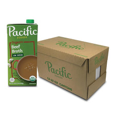 Load image into Gallery viewer, Nutritious Low Sodium Beef Broth, 32oz Cartons - 12 Pack for Everyday Use