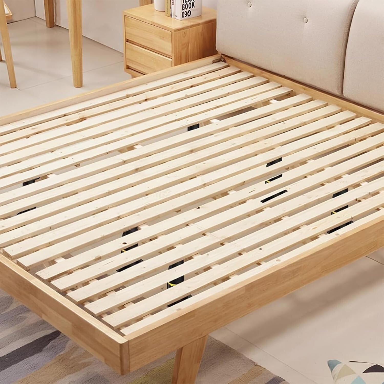 Sturdy Plastic Bed Frame Support Legs - Telescopic Design & Noise-Reducing