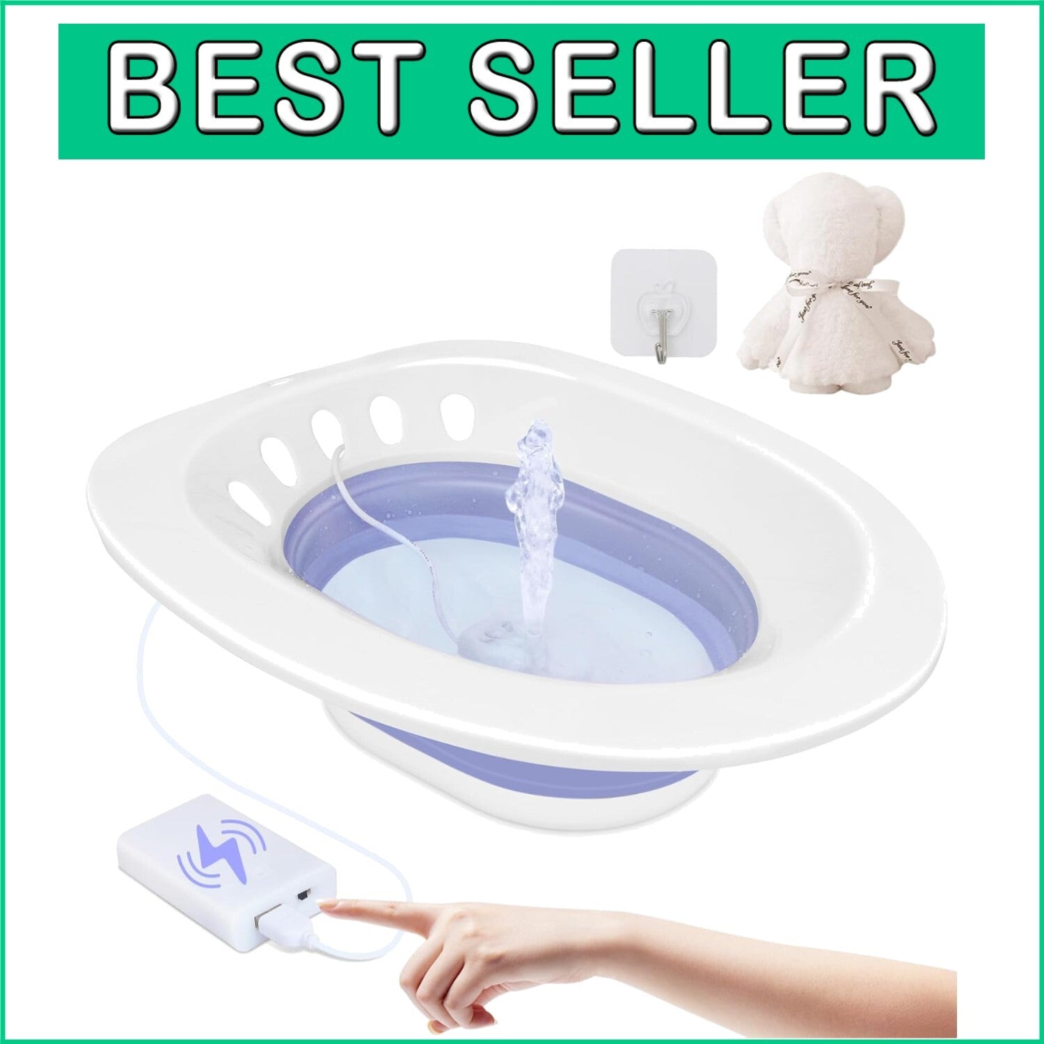 Electric Sitz Bath for Comfort & Healing – Ideal for Hemorrhoids & Postpartum