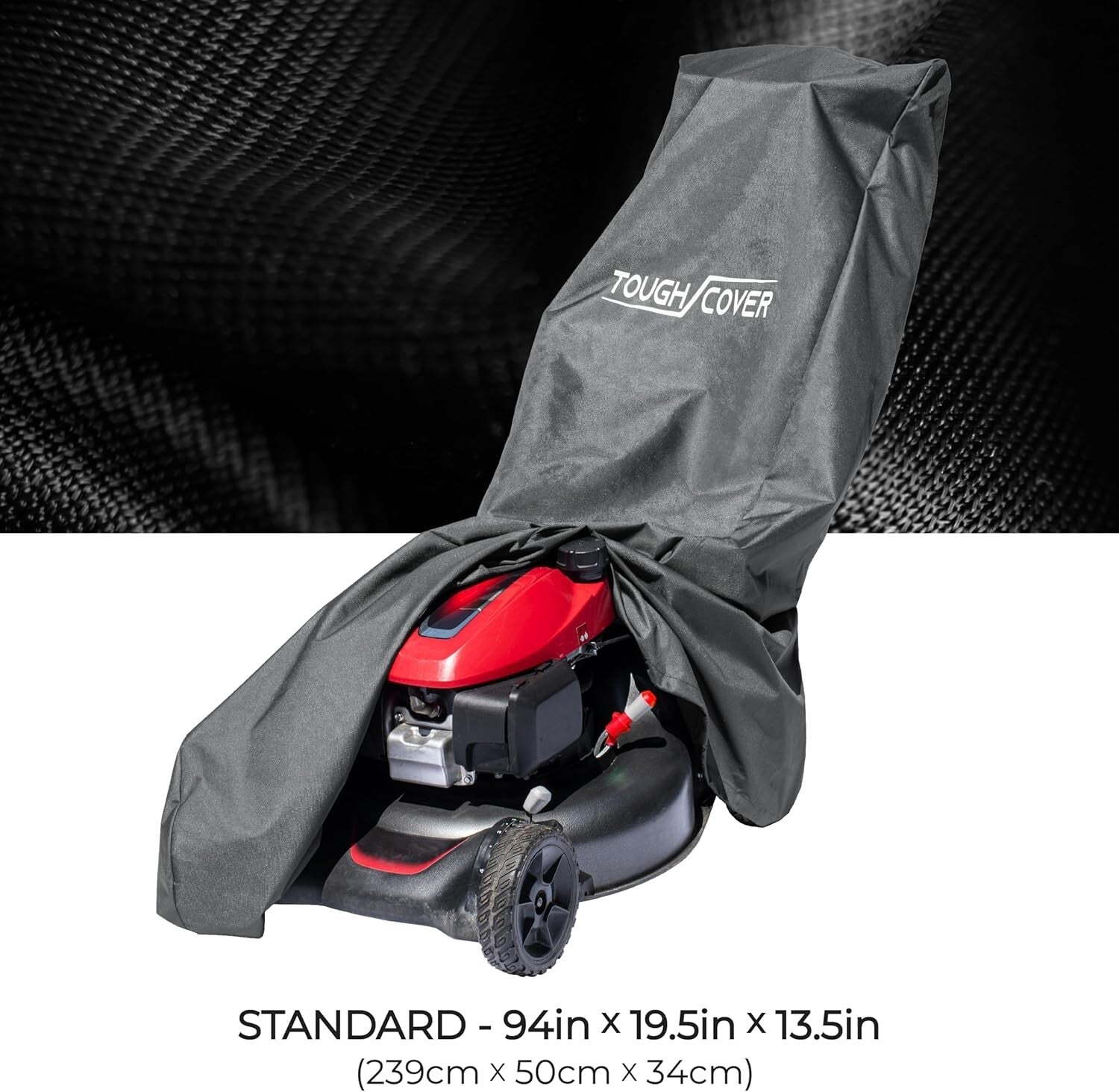 Versatile 600D Lawn Mower Cover - Waterproof Protection for Push & Riding Mowers