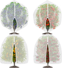 Load image into Gallery viewer, Versatile 4PCS 4.6x5.9 FT Plant Netting with Drawstring – Ideal for Garden Use
