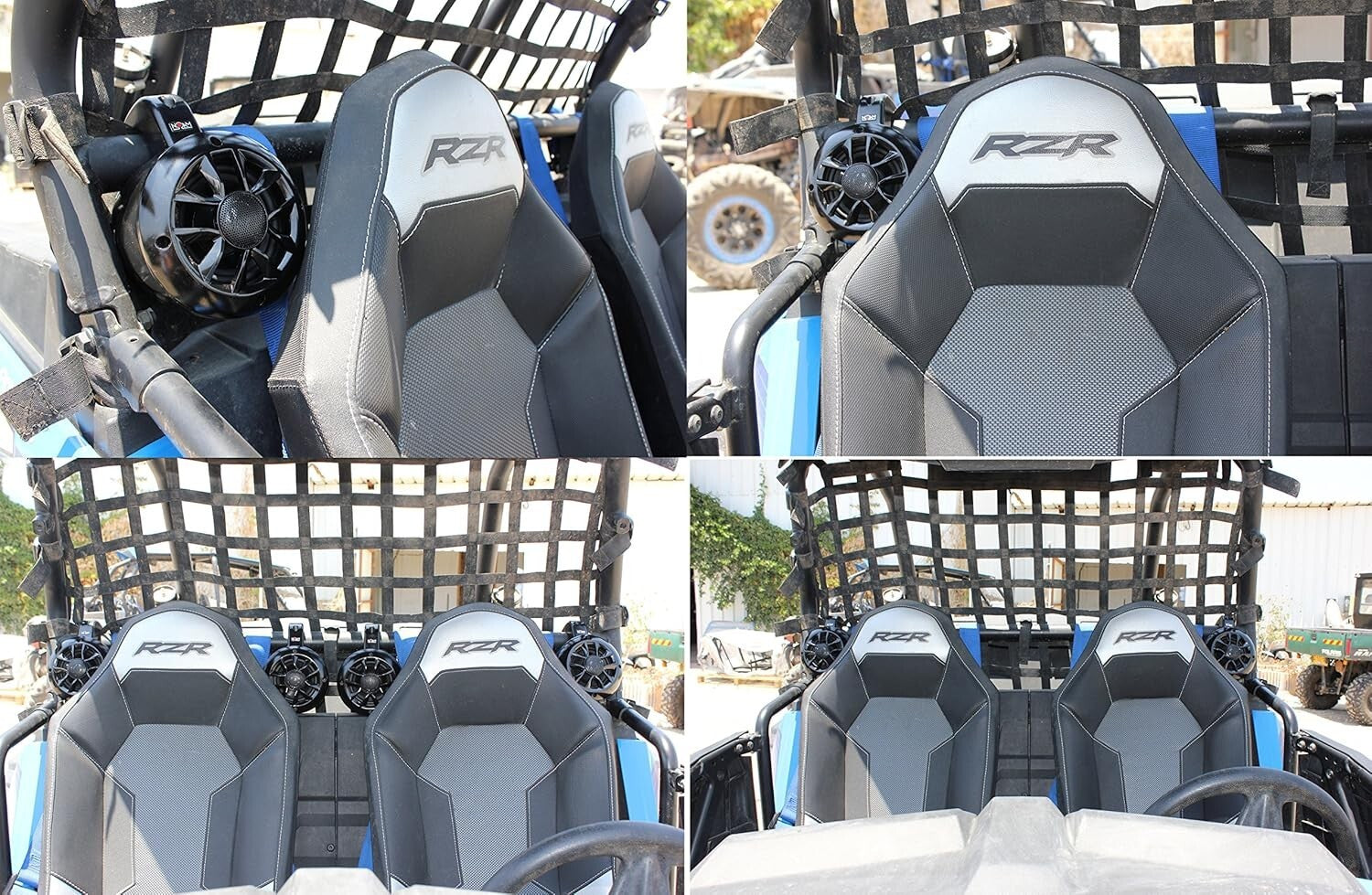 Compact Marine Stereo System with Remote, Ideal for Golf Carts and UTVs