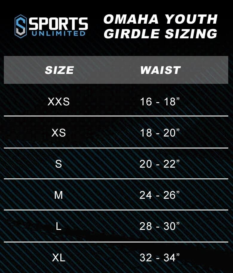 Adjustable 7 Pad Football Girdle for Youth - Comfort and Mobility on the Field