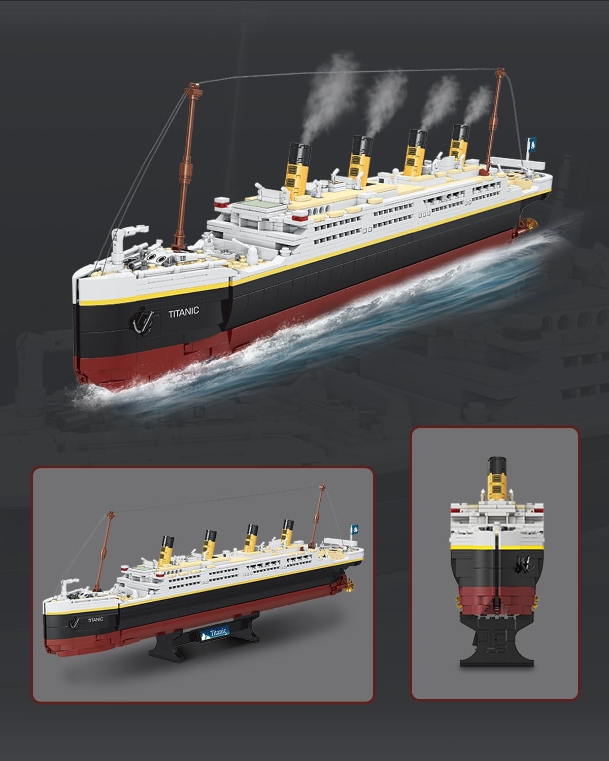 Detailed Titanic Model Building Set - 2022 High-Quality Blocks for Collectors