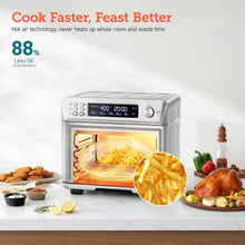Load image into Gallery viewer, Smart 12-in-1 Air Fryer Toaster Oven Combo - 26QT Stainless Steel Masterpiece