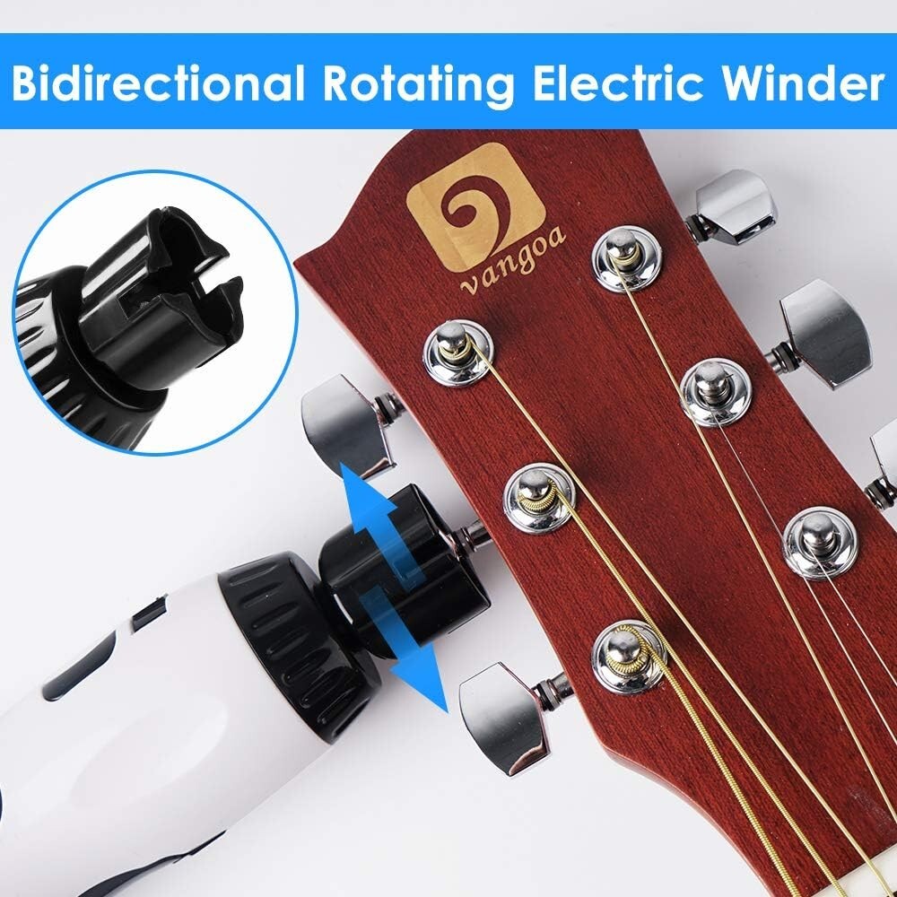 Efficient Electric Guitar String Winder & Cutter with Pin Puller - Portable Tool