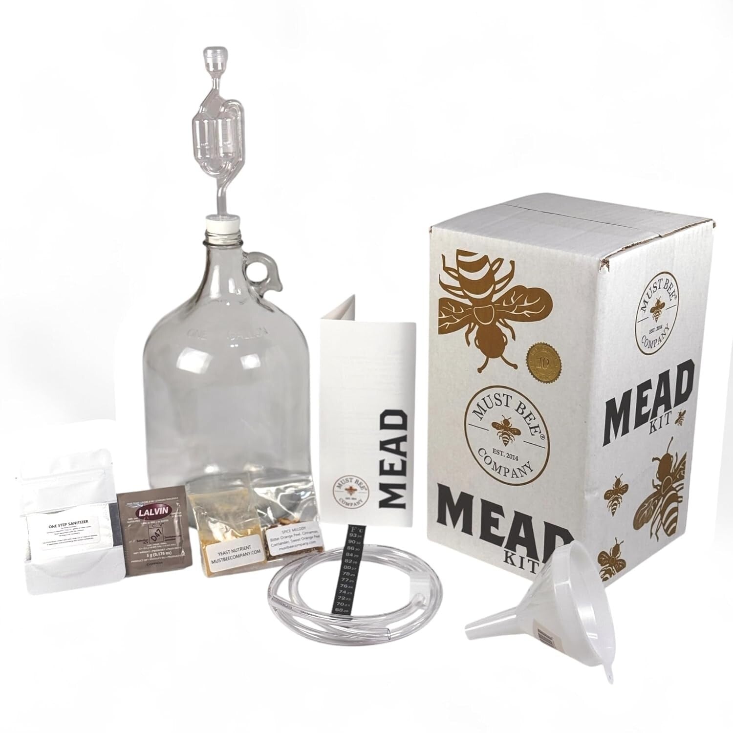 All-in-One Honey Wine Brewing Kit - Reusable Equipment for Endless Mead Making