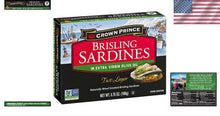 Load image into Gallery viewer, Naturally Smoked Brisling Sardines - 12 Cans of Wild Caught Protein Perfection