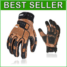 Load image into Gallery viewer, Impact-Resistant Work Gloves with Anti-Vibration Technology &amp; PVC Protection