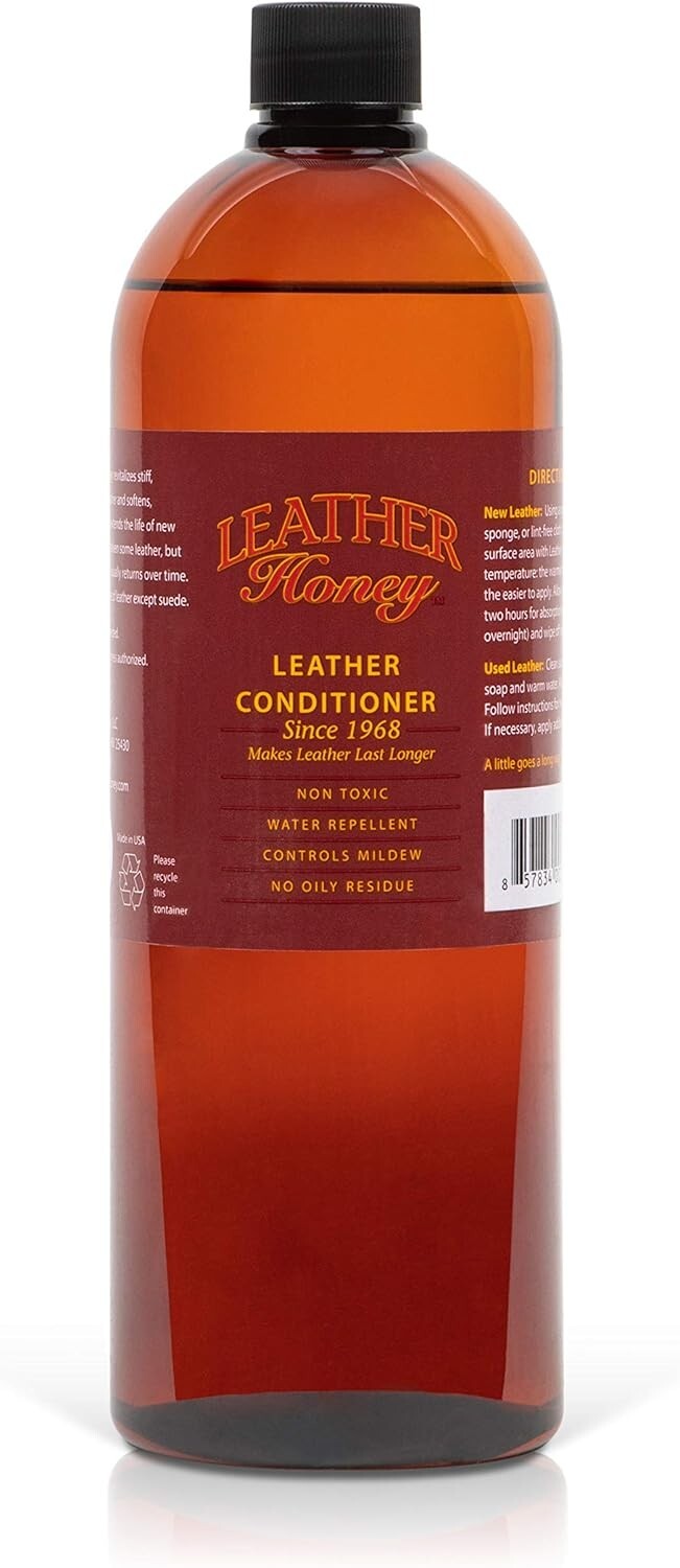 American Made Leather Conditioner - Water Repellent & Moisturizing Formula