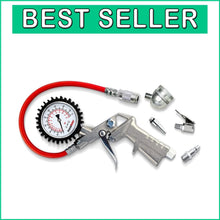 Load image into Gallery viewer, Prestaflator Bike Tire Inflator: Presta &amp; Schrader Compatibility, Compact Design