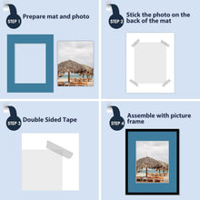 Load image into Gallery viewer, Versatile 20-Pack of 16x20 Mixed Color Mats for Effortless Photo Display