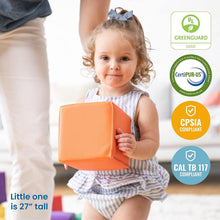 Load image into Gallery viewer, SoftZone Patchwork 12 Foam Building Blocks for Young Learners - Non-Toxic Design