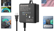 Load image into Gallery viewer, Weatherproof 60W Landscape Lighting Transformer with Automatic Timer for Safety