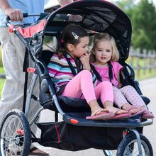 Load image into Gallery viewer, Jogging Stroller for Two - Expedition Double Jogger with Parent Tray, 42" Height