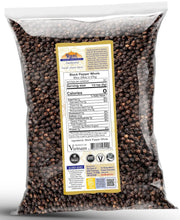 Load image into Gallery viewer, Premium MG-1 Black Pepper Whole Peppercorns - 80oz Bulk | Kosher &amp; Non-GMO