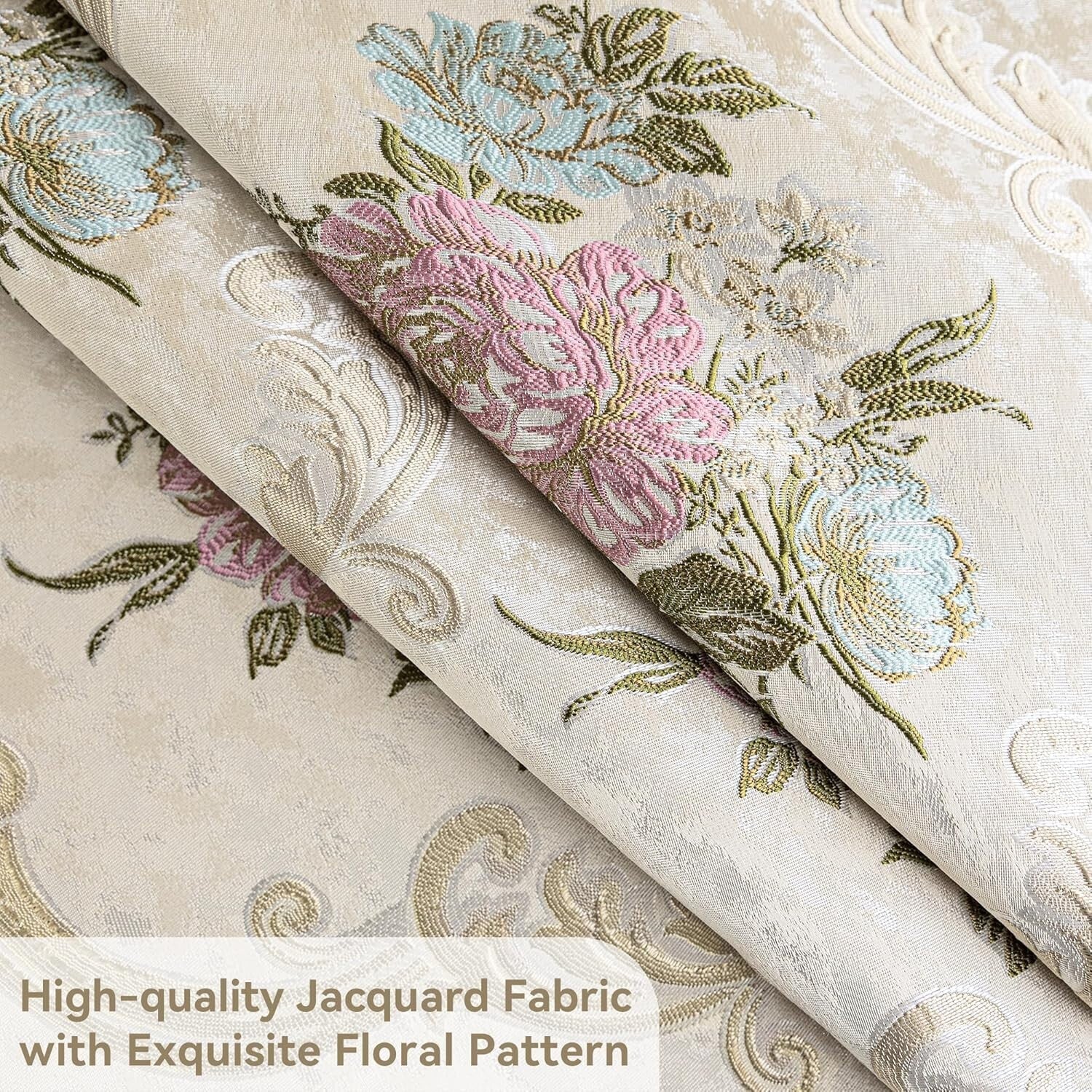 Classic Jacquard Swag Valance with Tassels - Perfect for Weddings & Holidays