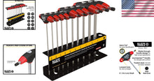 Load image into Gallery viewer, Alloy Steel Ball End Hex Key Set - 6-Inch Blades, 10-Piece Professional Kit