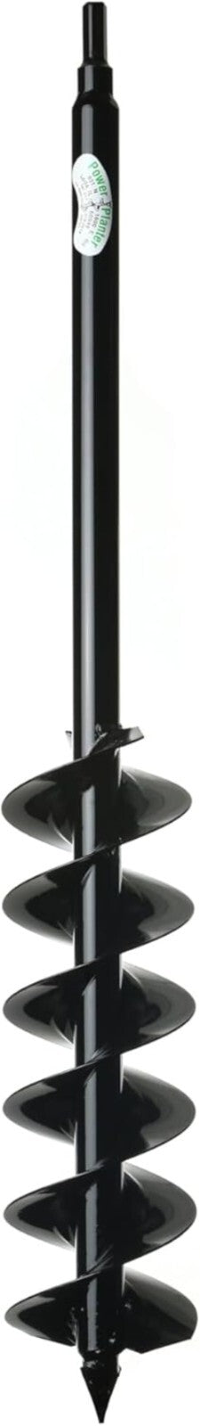 Heavy Duty 5" x 28" Planting Auger with Steel Shafts - Perfect for 3 Gallon Pots