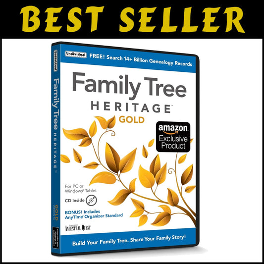 Innovative Genealogy Software - Family Tree Heritage Gold with Slideshow Feature