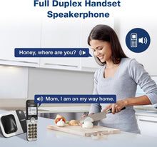 Load image into Gallery viewer, DECT 6.0 2-Handset Cordless Phone with Caller ID and Quiet Mode for Easy Use