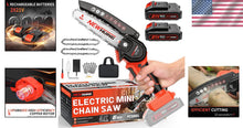 Load image into Gallery viewer, Portable Mini Chainsaw with Dual High-Wear Chains - Effortless Operation
