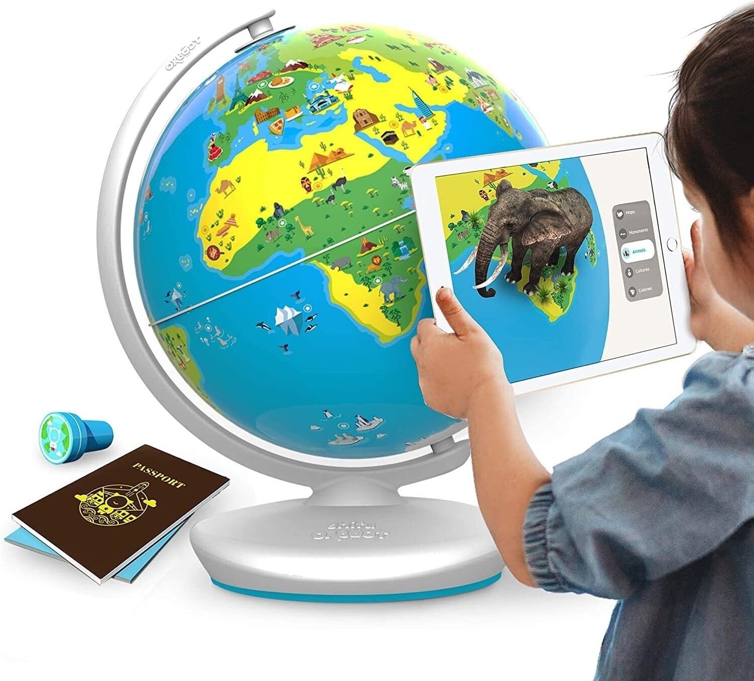 Augmented Reality Globe for Kids - Perfect Gift for Challenging Young Minds!