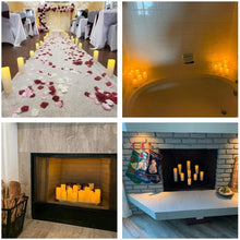 Load image into Gallery viewer, 24-Piece Flameless LED Candles with Remote - Waterproof for Indoor/Outdoor Decor