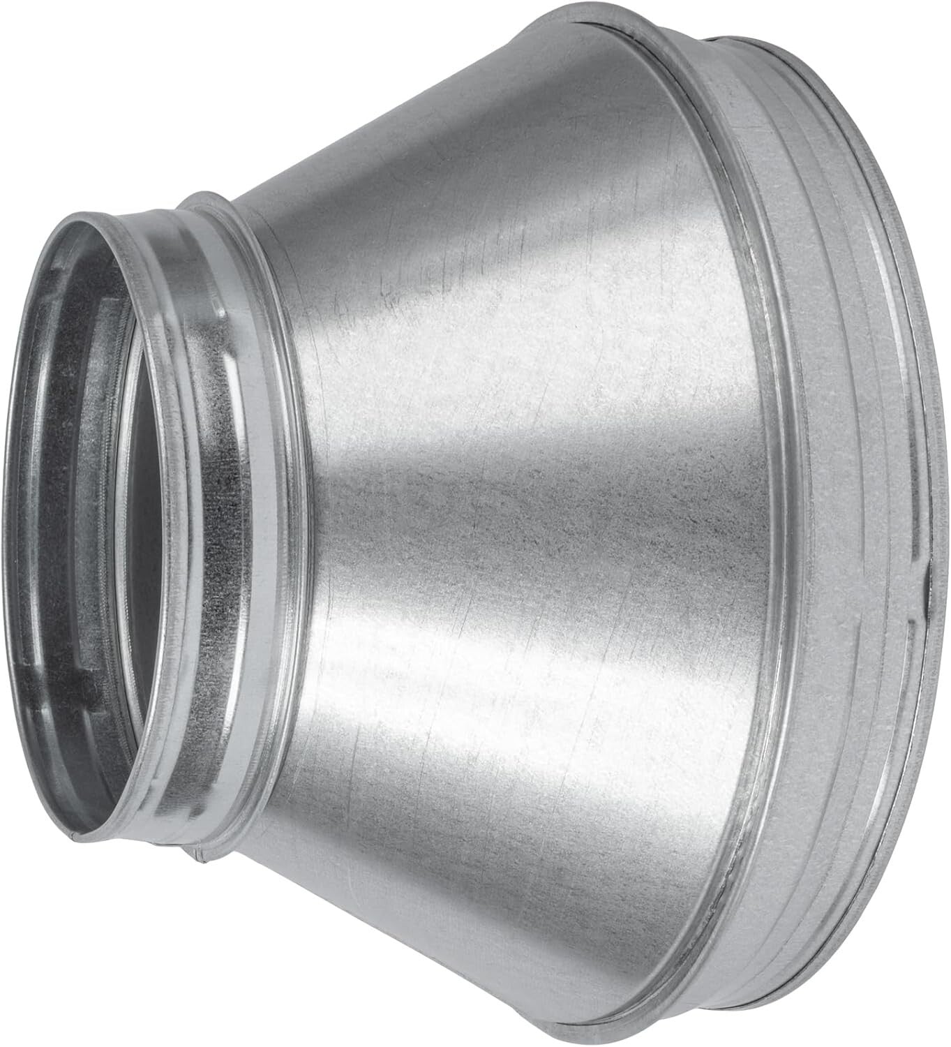 10" to 6" Galvanized Steel Duct Adapter - Perfect for HVAC & Volume Control