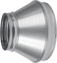 Load image into Gallery viewer, 10" to 6" Galvanized Steel Duct Adapter - Perfect for HVAC &amp; Volume Control
