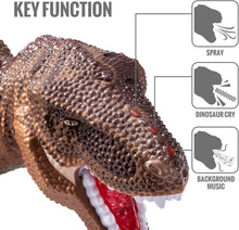 Load image into Gallery viewer, Interactive Tyrannosaurus Rex with Mist, Sound &amp; 10 Small Dino Figures for Kids