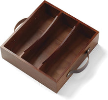 Load image into Gallery viewer, Glamorous 30-Piece Flatware Set with Mirror Finish and Rustic Caddy - Mooncrest