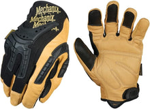 Load image into Gallery viewer, Heavy Duty Genuine Leather Work Gloves - Impact Protection in Black &amp; Brown