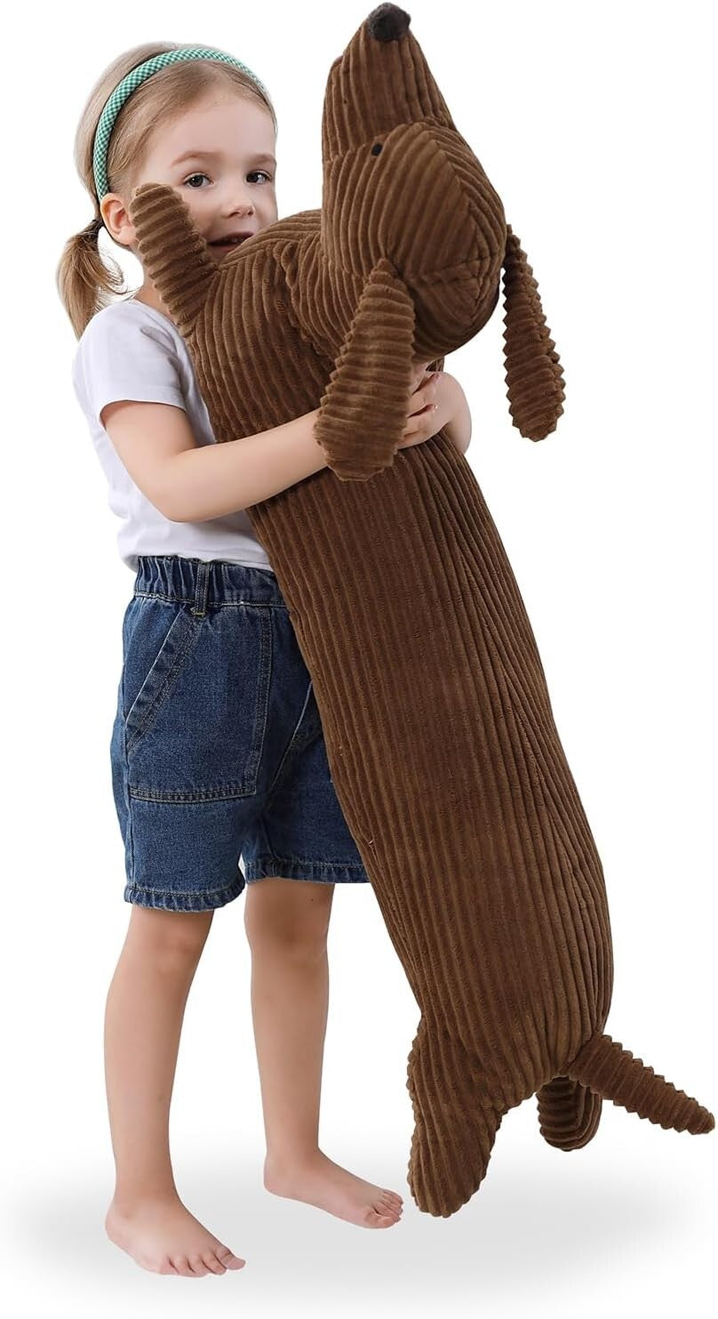 Cute 36-Inch Dachshund Stuffed Animal - Perfect Gift for Kids and Animal Lovers