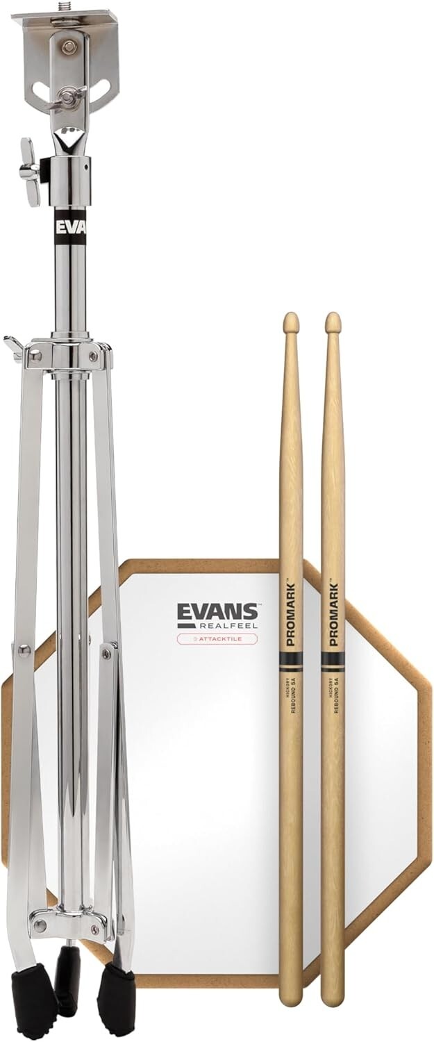 RealFeel Attacktile 10-Inch Drum Practice Pad - Enhanced Techniques Anywhere