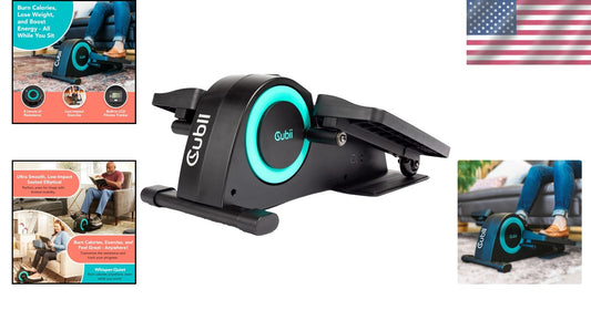 Ergonomic Under Desk Elliptical - Digital Tracker and App Sync for Fitness Goals