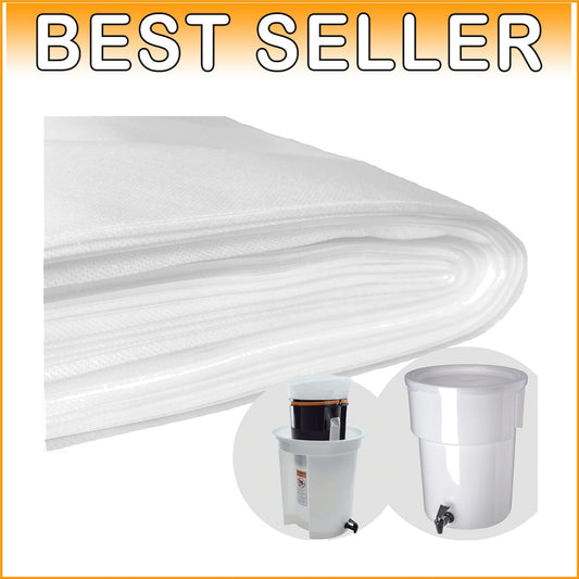 50 Non-Woven Cold Brew Filters - Seamless & Thick for Commercial Coffee Brewing