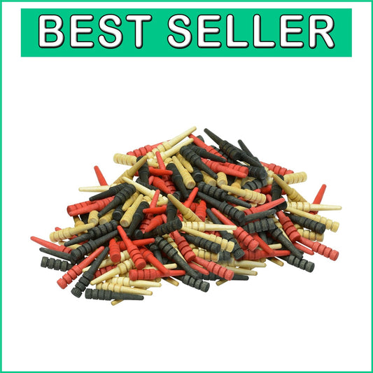 180-Piece Wooden Cribbage Pegs - Red, Black, Natural - Perfect Replacement