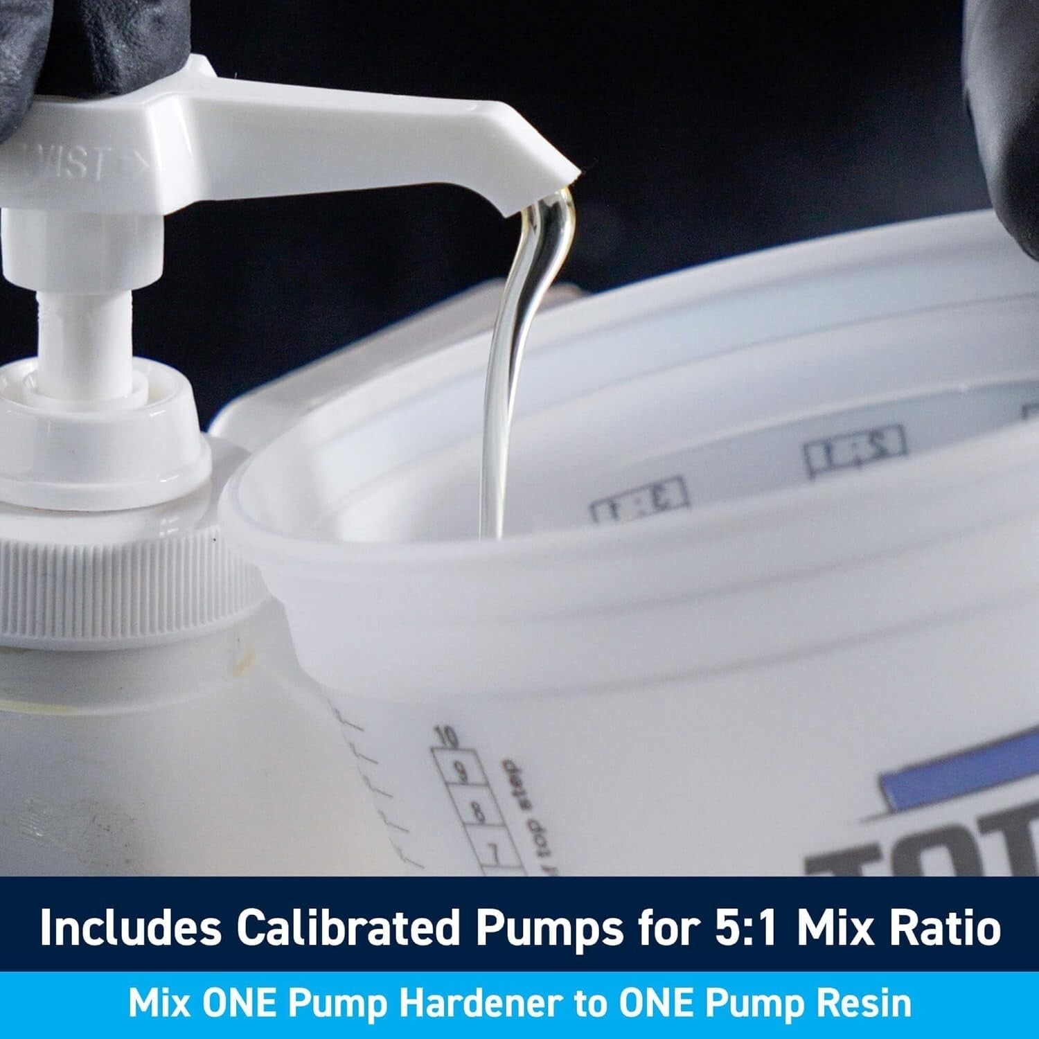 5:1 Marine Epoxy Resin for Fiberglass, Wood, and Composite Repairs - Quart Kits