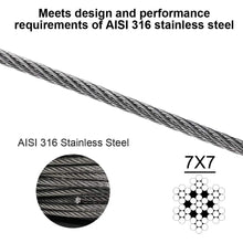 Load image into Gallery viewer, 220FT Stainless Steel Cable with Cutter - Ideal for Railing &amp; Landscape Projects