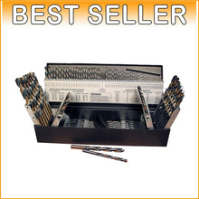 Load image into Gallery viewer, SP-115 115-Piece Jobber Drill Set - Premium High Speed Steel &amp; 135° Split Point