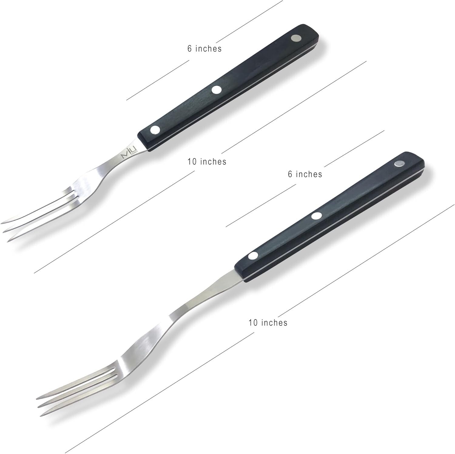 Ergonomic Heat-Resistant BBQ Meat Fork Set - Perfect for Grilling & Roasting