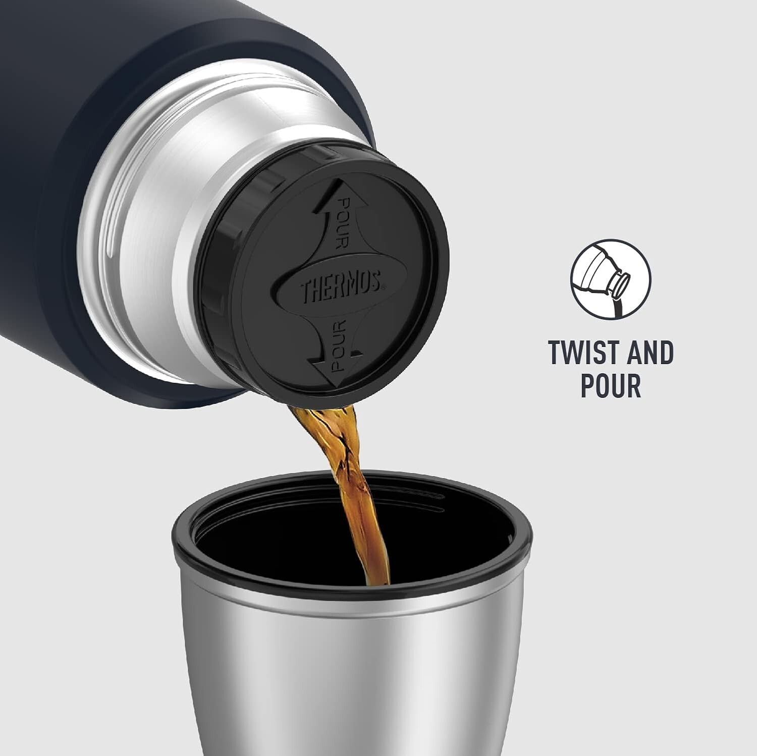 68 Oz Stainless King Vacuum-Insulated Beverage Bottle - Midnight Blue Delight