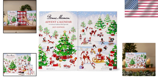 Beautifully Illustrated 2025 Advent Calendar - 24 Seasonal Flavor Surprises